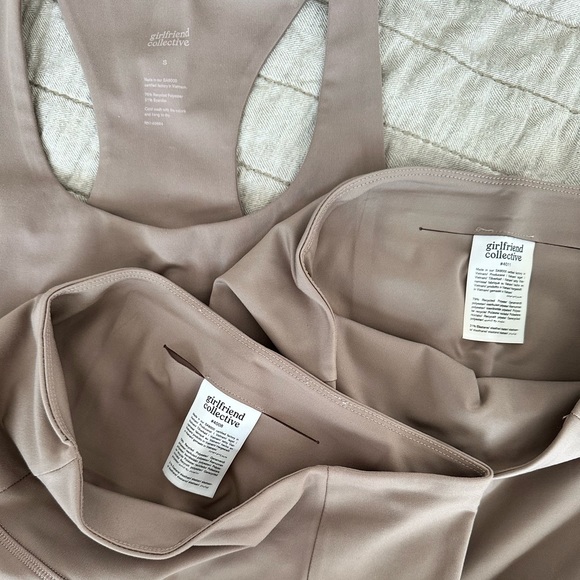 Girlfriend Collective - 3 Piece Set - Limestone - Size Small - Picture 7 of 14